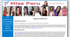 Desktop Screenshot of miss-peru.com